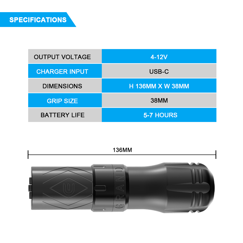 EMALLA GRAND Wireless Pen Machine 2 Battery Pack