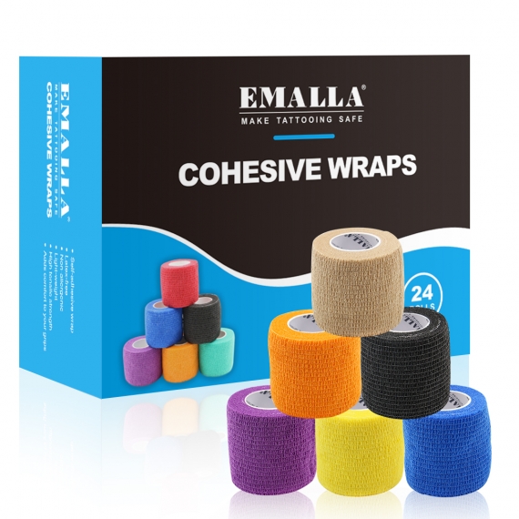 EMALLA COHESIVE WRAPS 24PCS