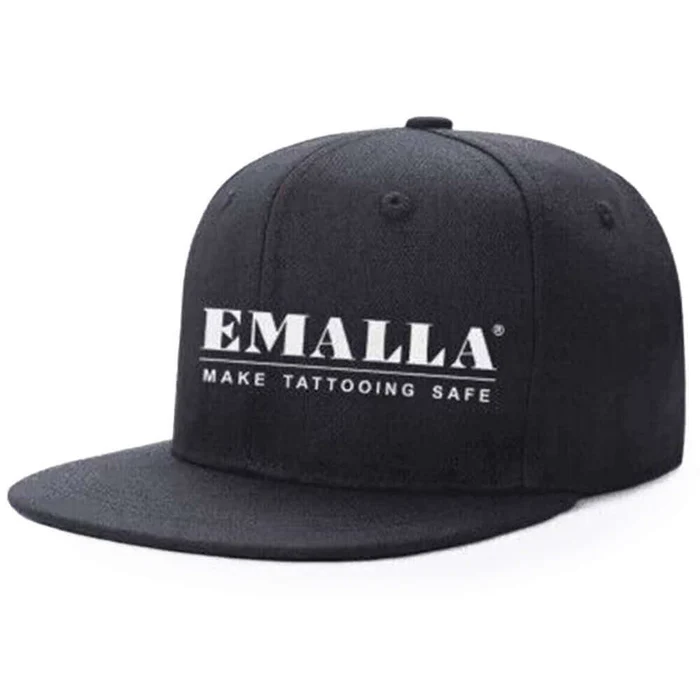 EMALLA BLACK FLAT BILL BASEBALL CAP