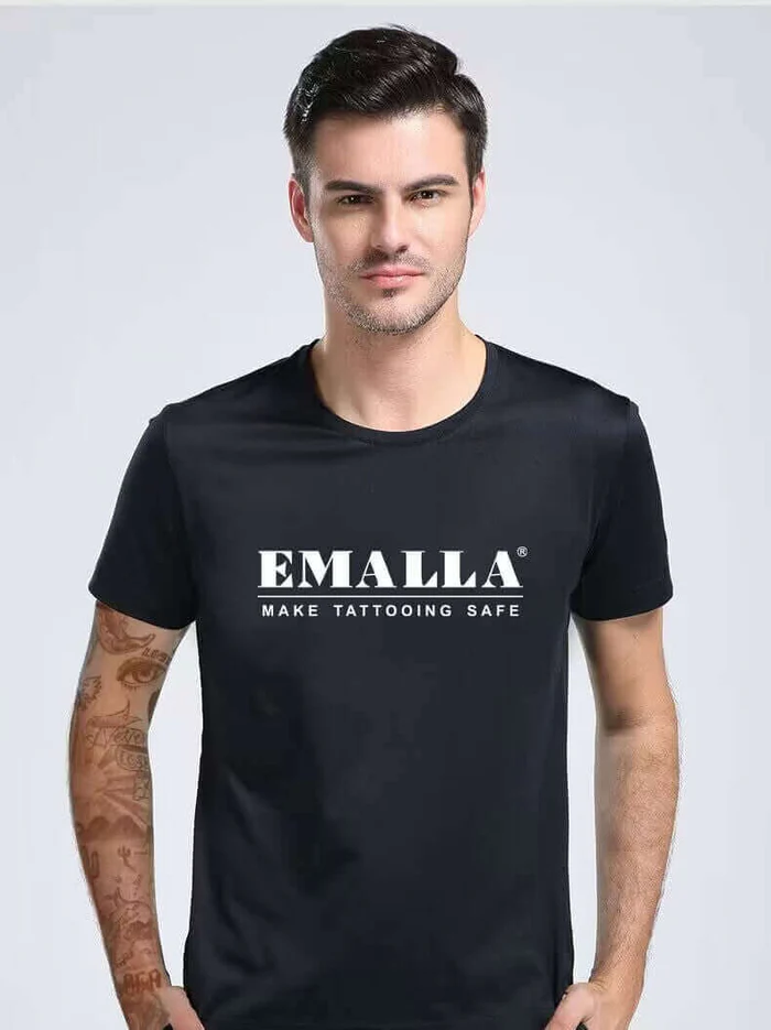 EMALLA BLACK T-SHIRT