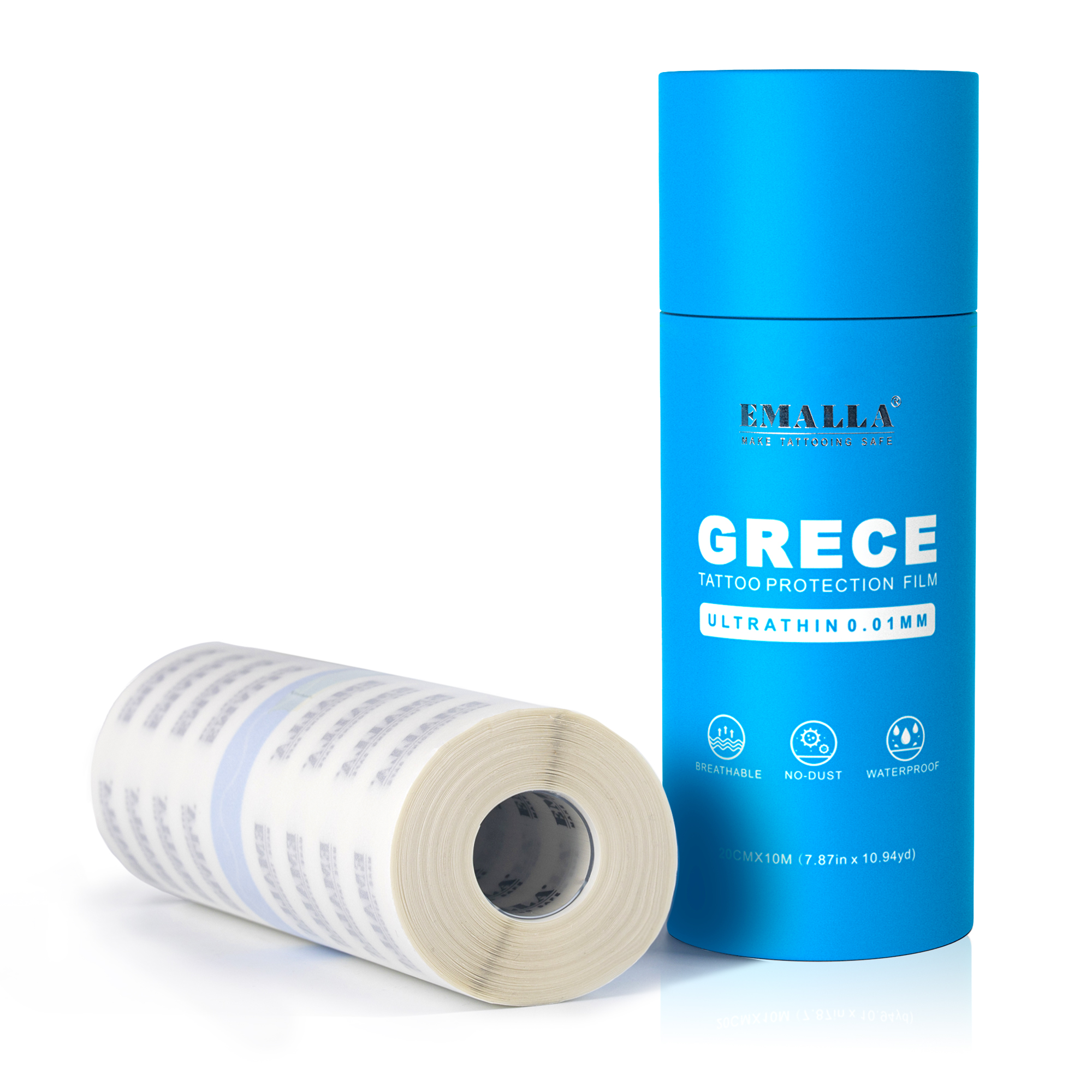 EMALLA GRECE 0.02MM MATTE TATTOO PROTECTION FILM ROLL (20CMX10M)