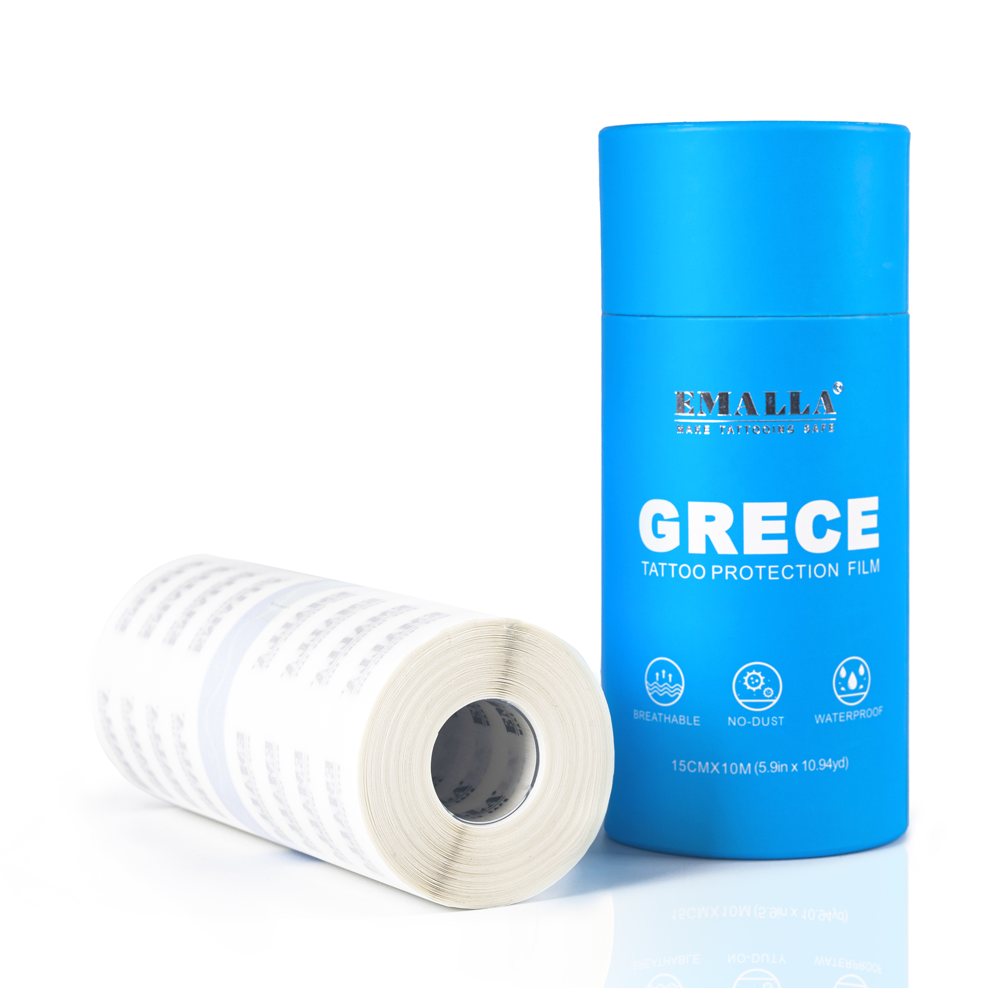 EMALLA GRECE 0.02MM MATTE TATTOO PROTECTION FILM ROLL (10CMX10M)
