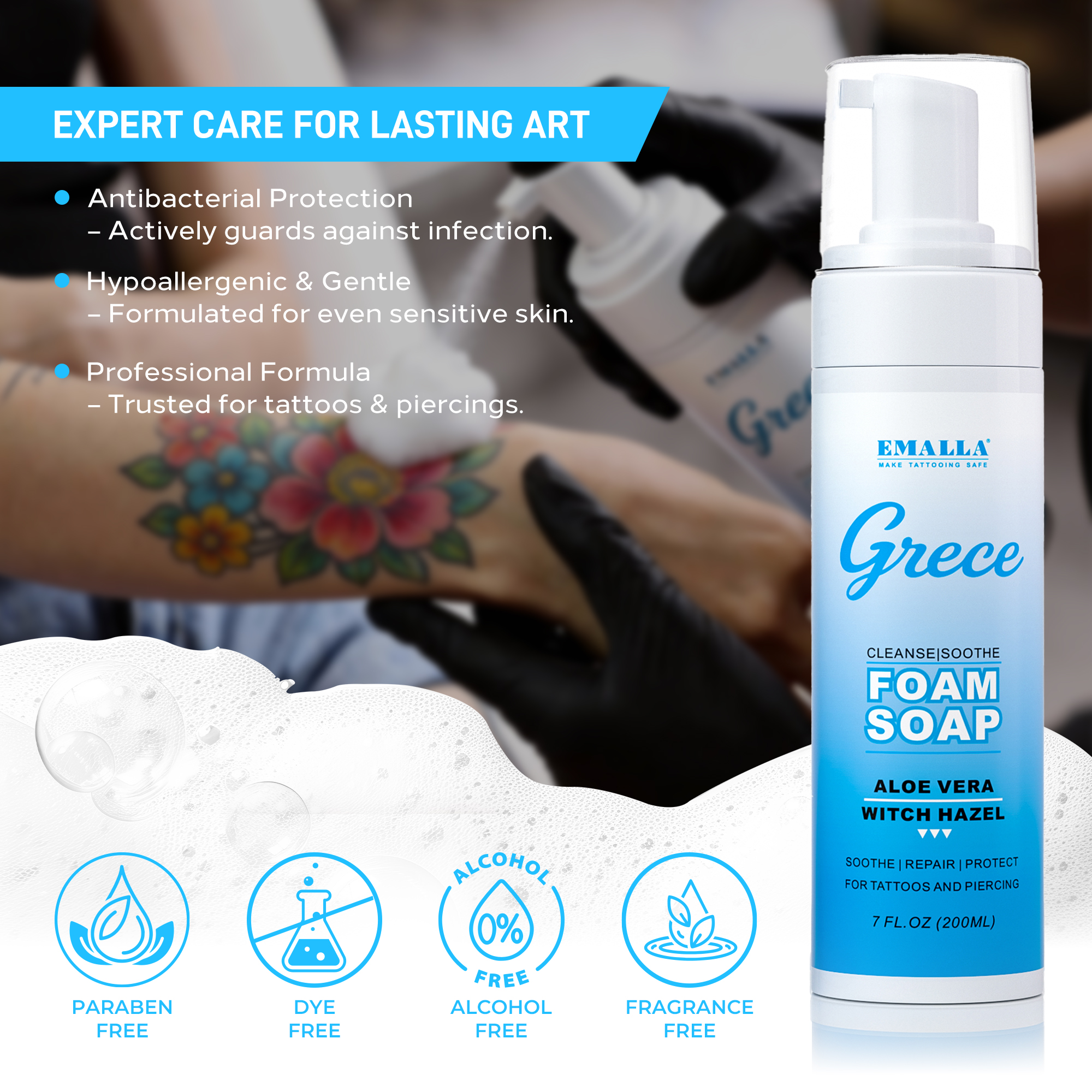 EMALLA GRECE Foam Soap 150ML