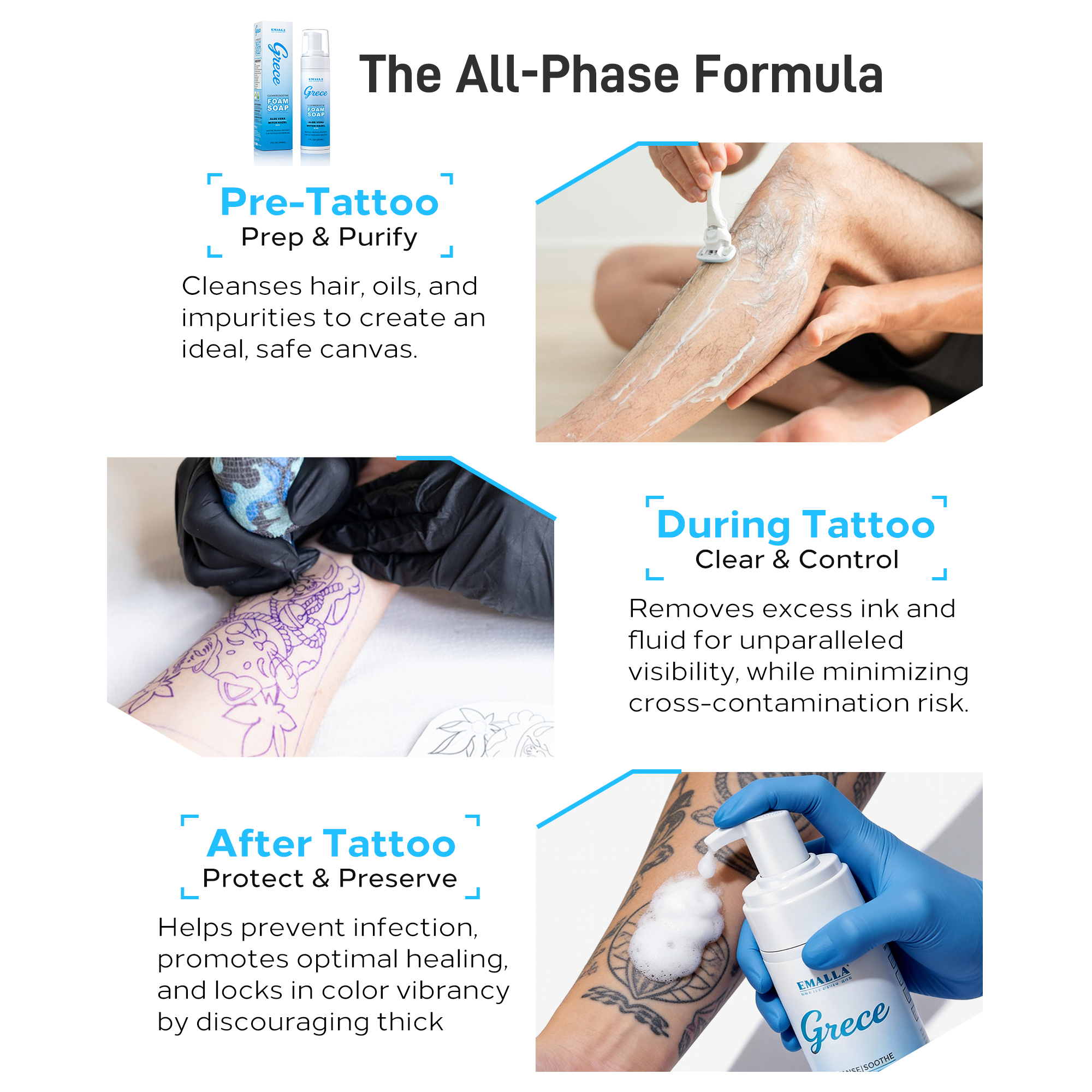 EMALLA GRECE Foam Soap 200ML