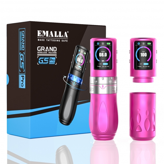 EMALLA GRAND G5 PRO Adjustable Strokes Wireless Pen Machine (Black)