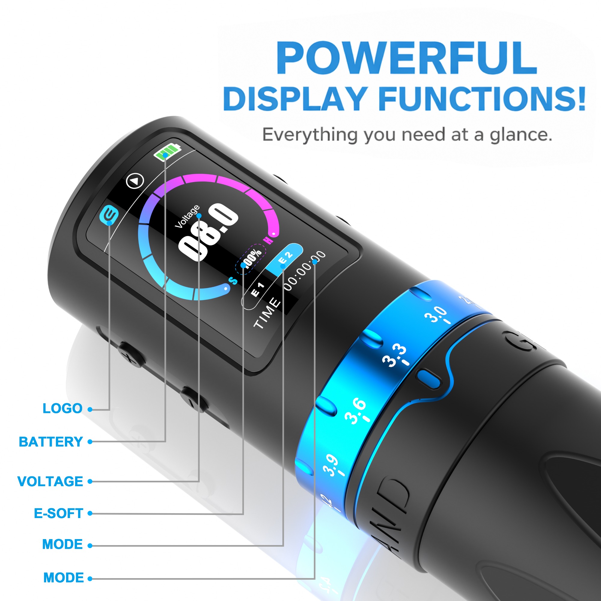 EMALLA GRAND G5 PRO Adjustable Strokes Wireless Pen Machine (Pink)