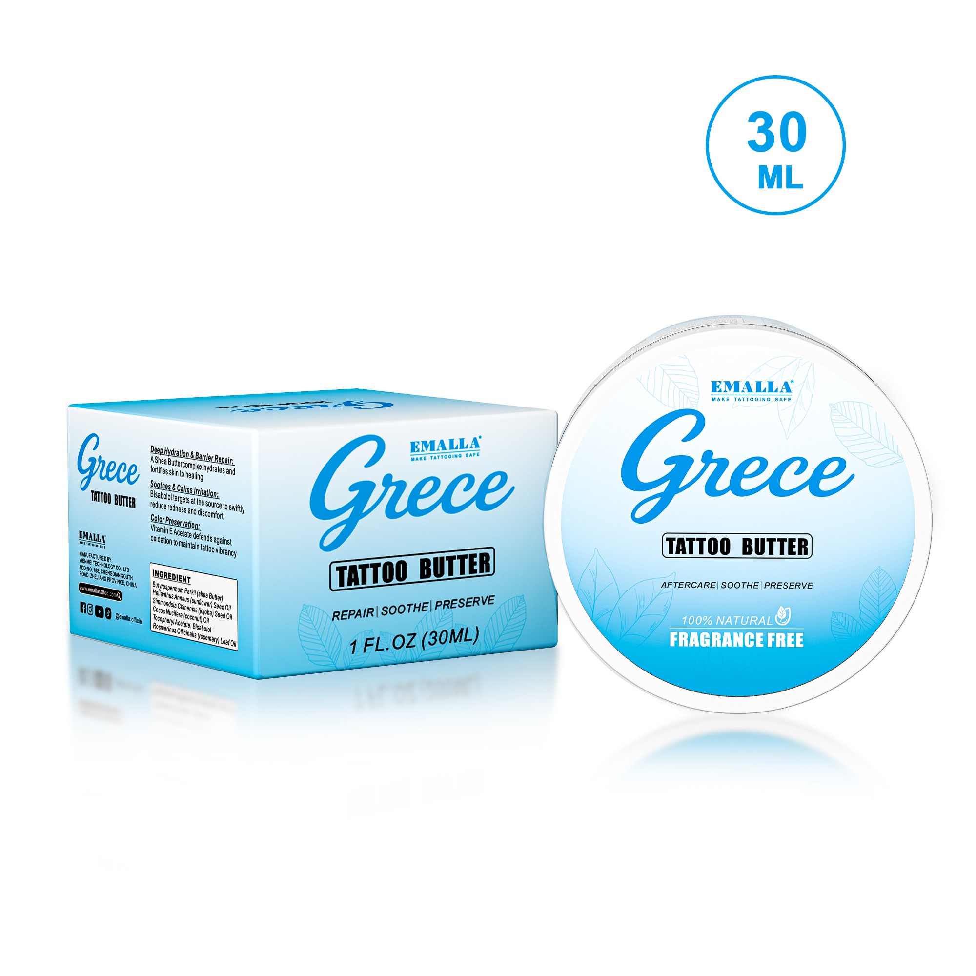 EMALLA GRECE Tattoo Butter (30ML)