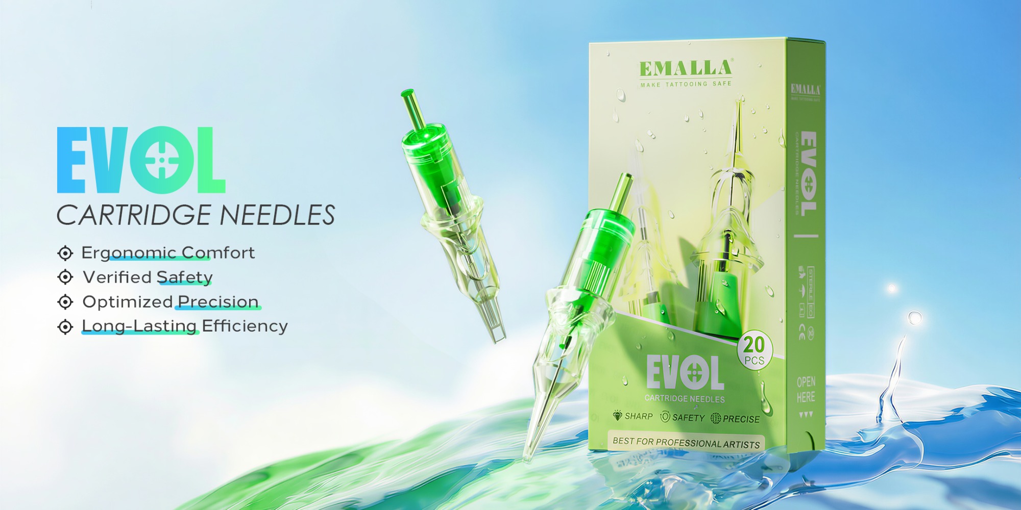 EMALLA Evol Cartridges Needles