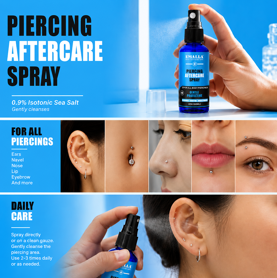 EMALLA Piercing Aftercare Spray (60ML)